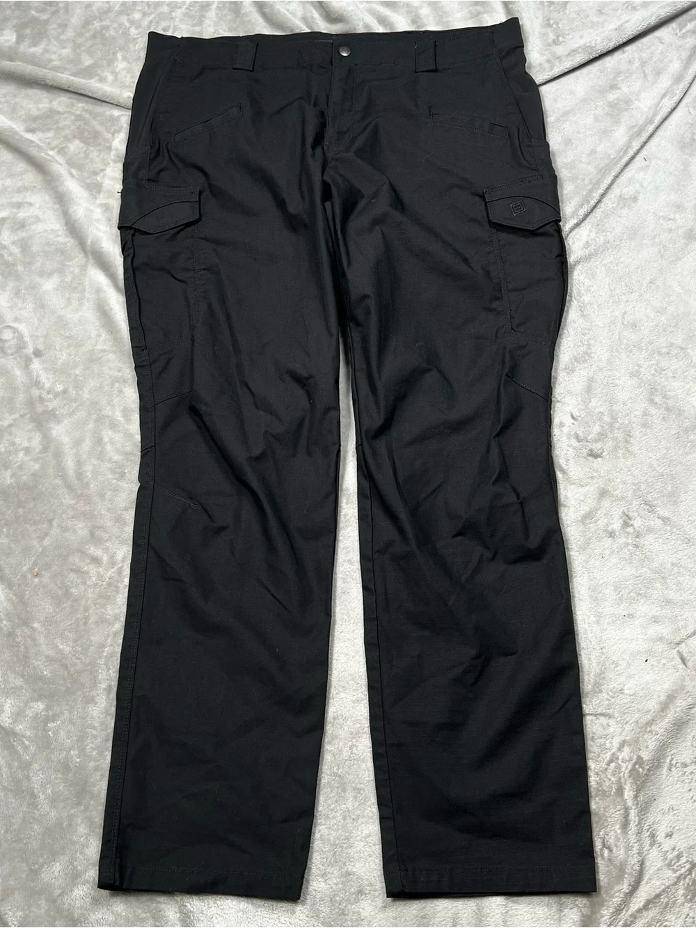 5.11 Tactical Icon Cargo Pants Men 40x32 Black Ripstop Performance Stretch 74521